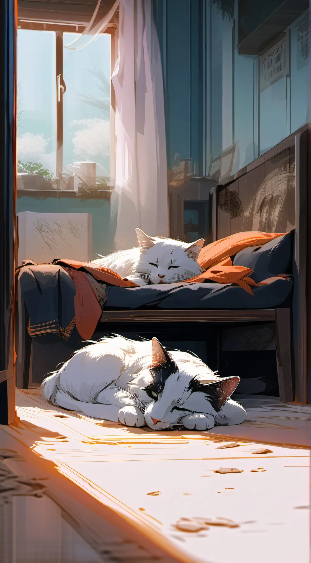 ai character: catnip background