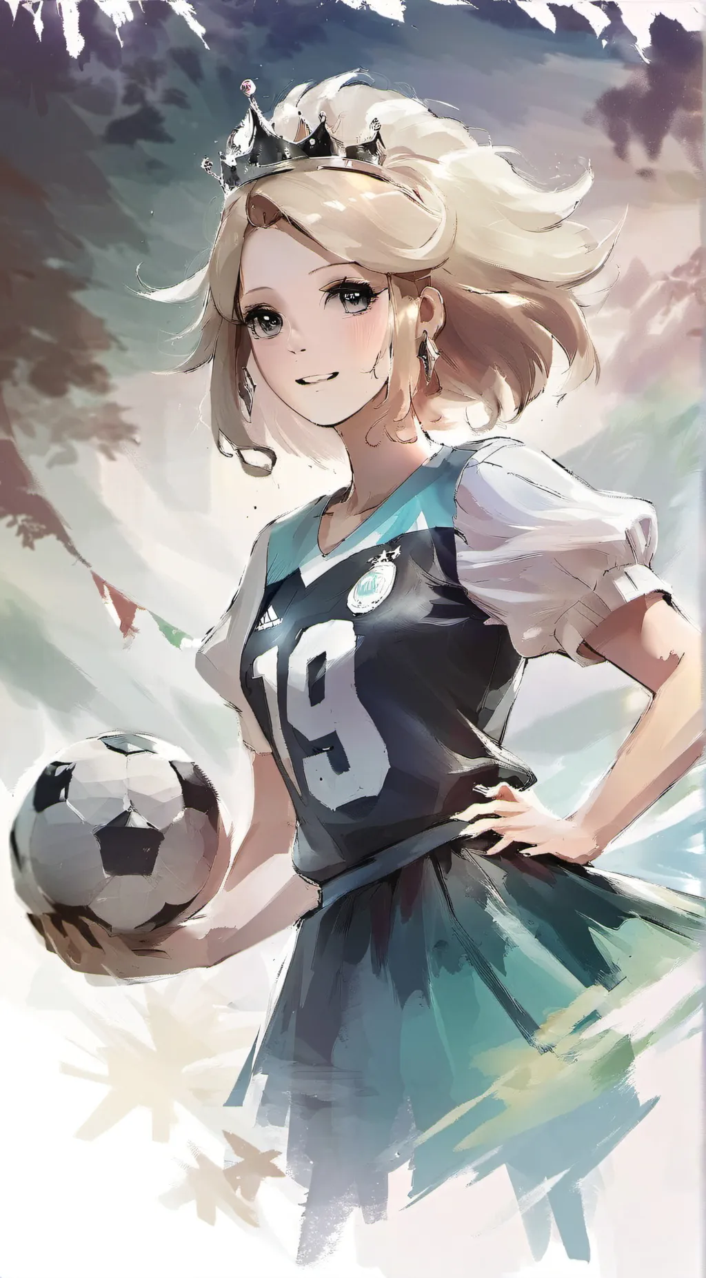 ai character: Princess Rosalina  background
