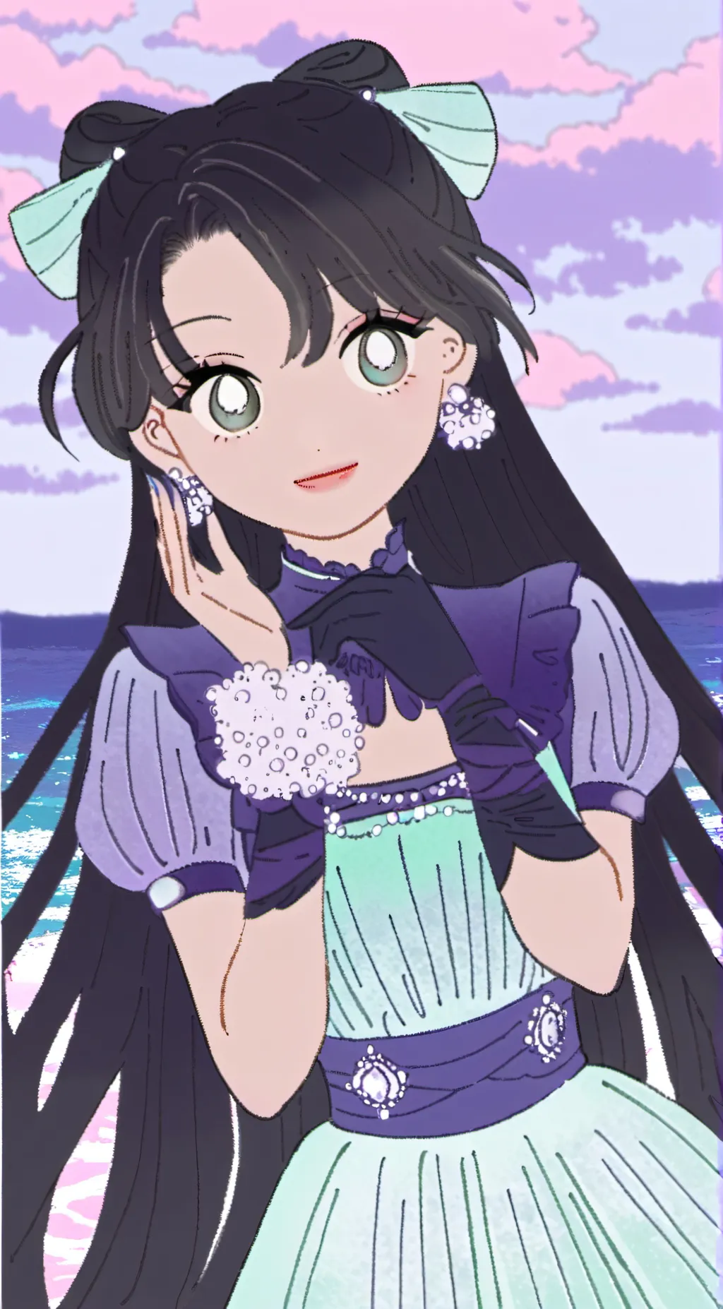 ai character: Aurora background