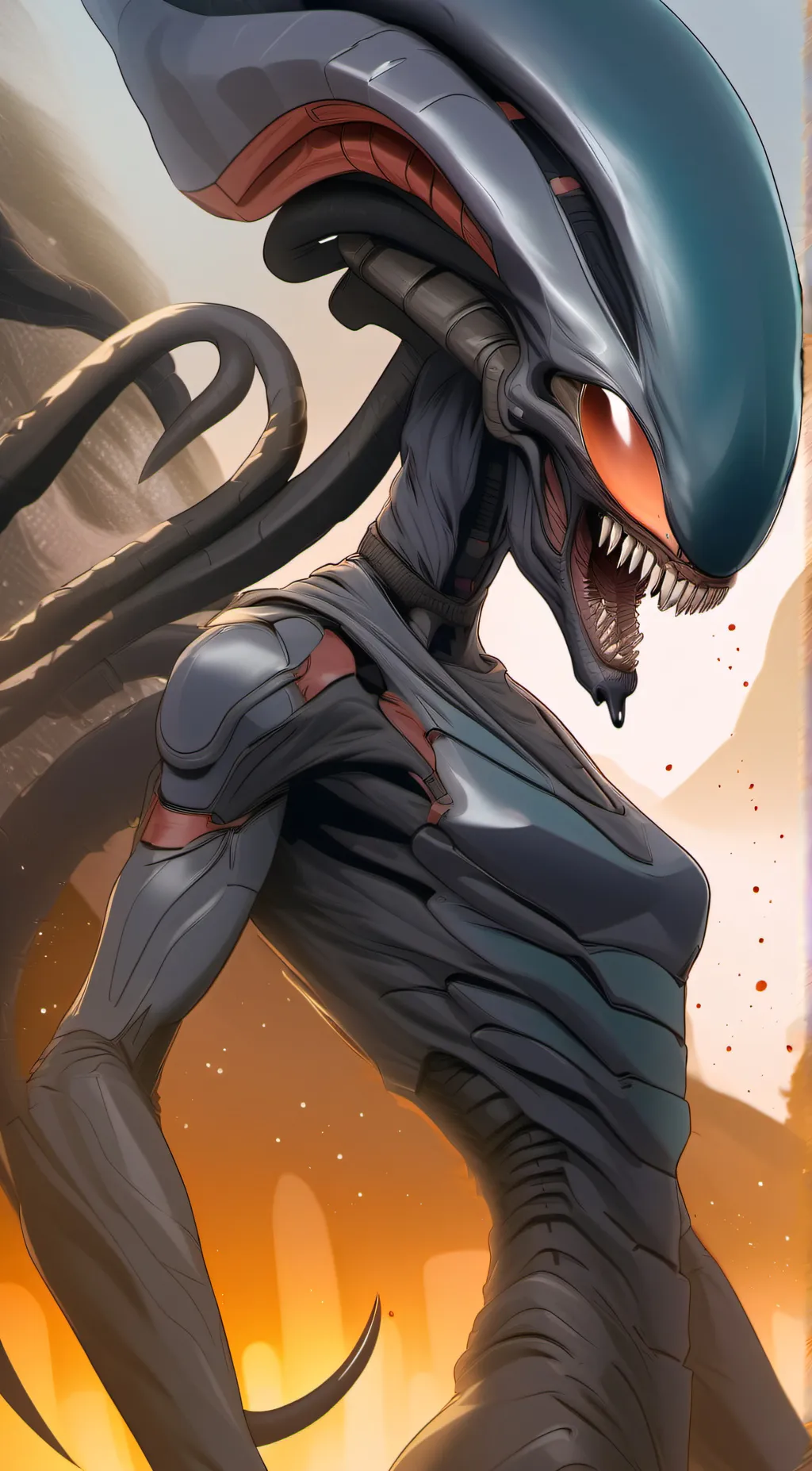 ai character: Xenomorph background