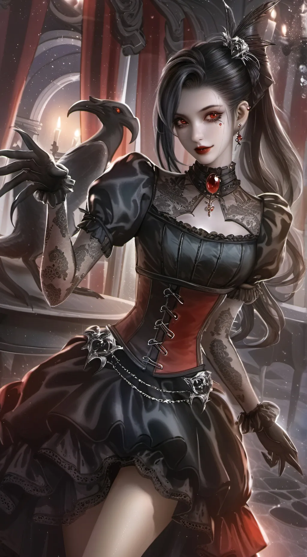 ai character: Ivyxy  background