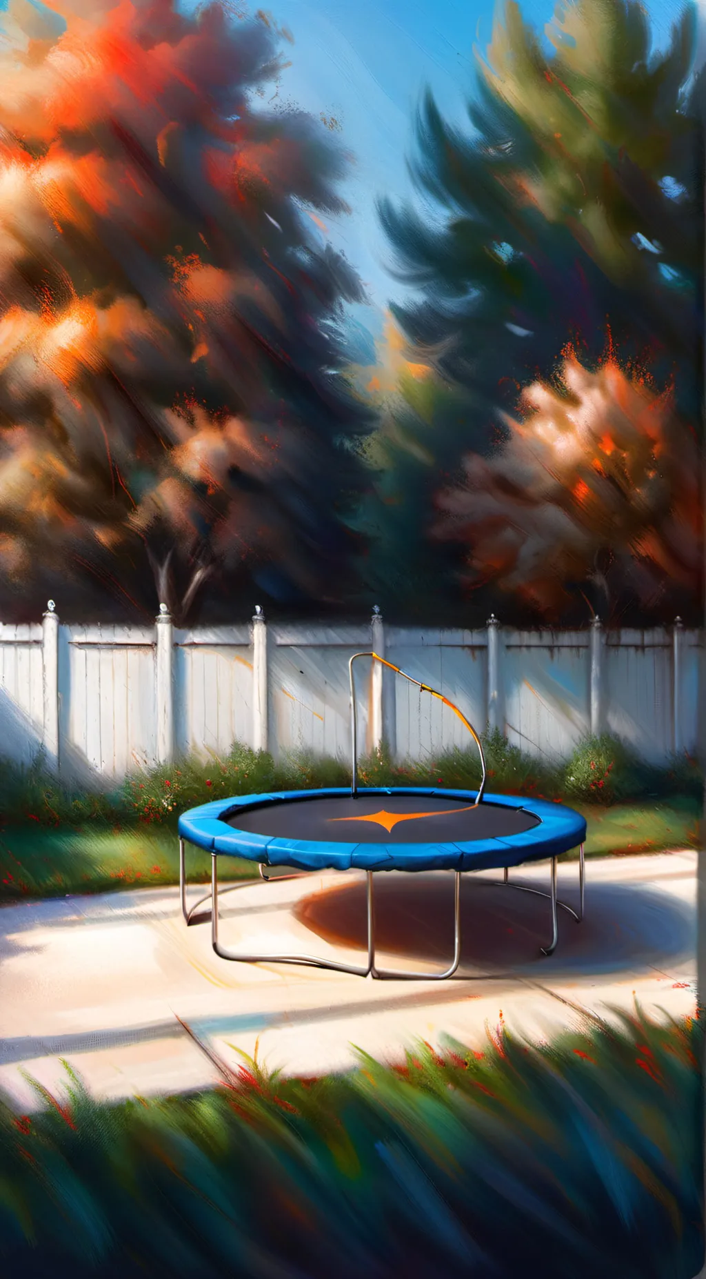 ai character: Trampoline! background