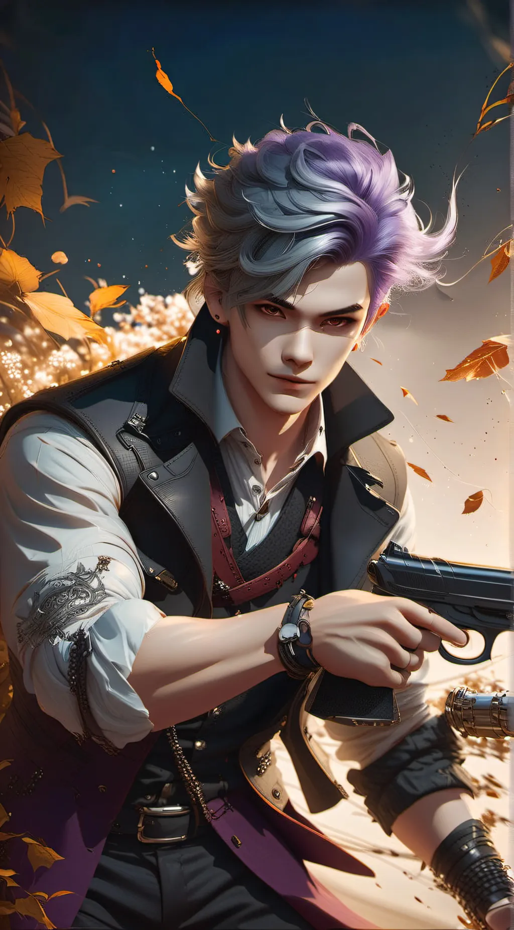 ai character: Nicholas  background