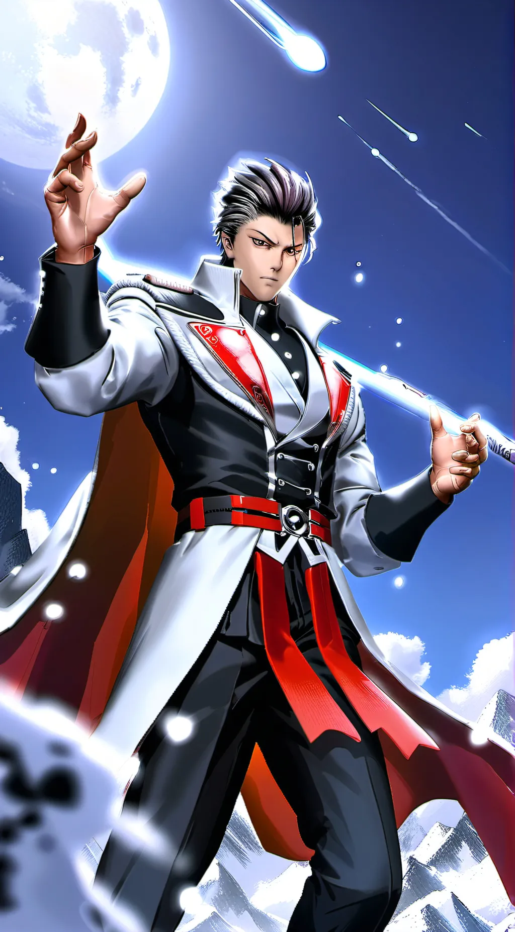 ai character: Metal bat background