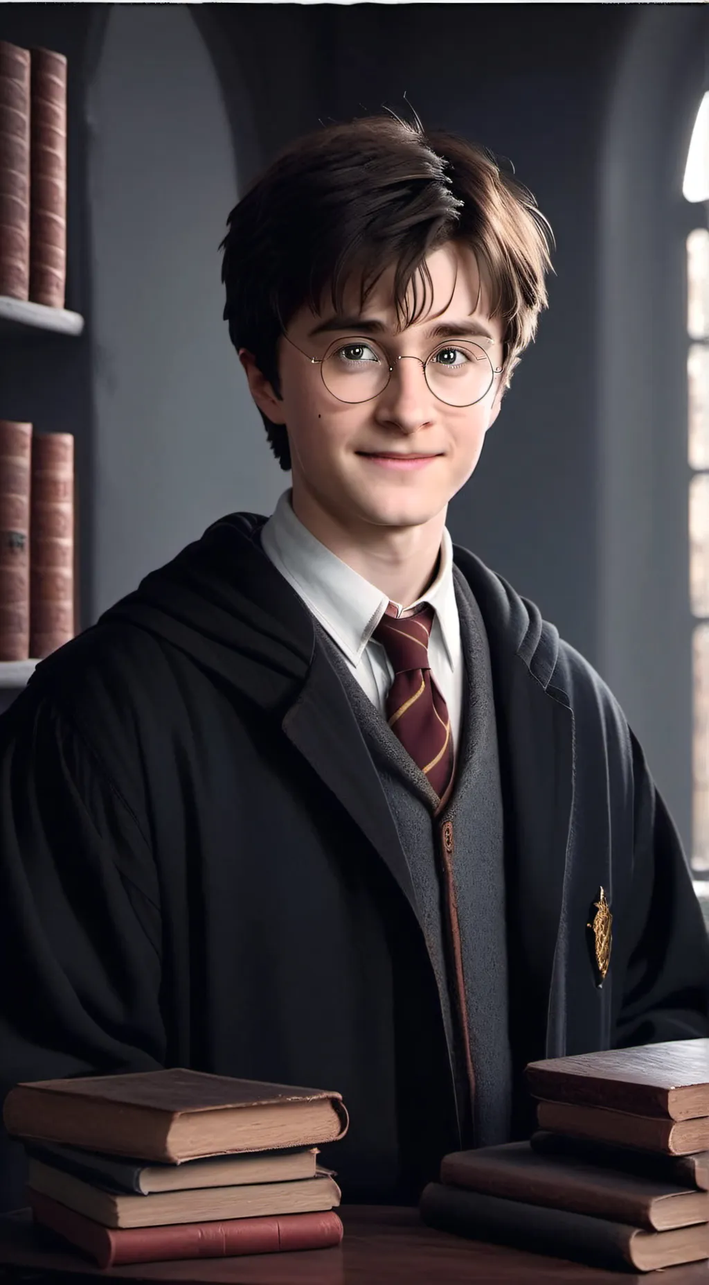 ai character: Harry Potter background