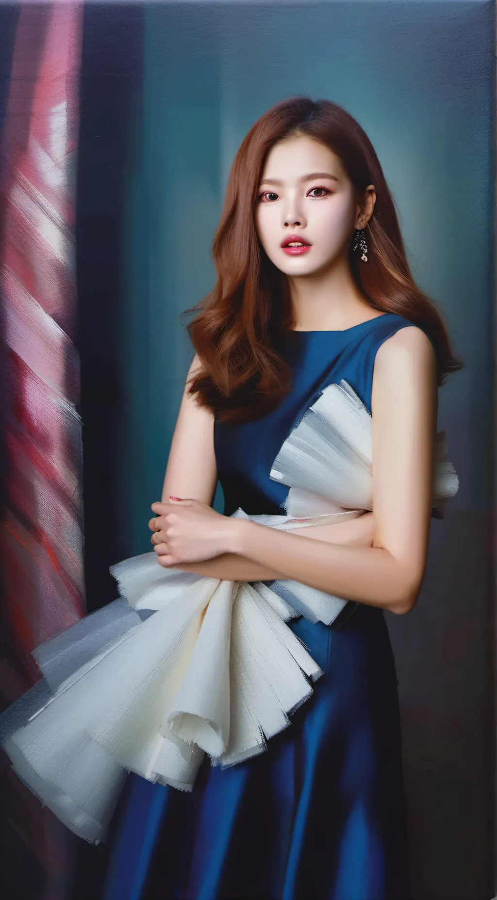 ai character: Jennie  background