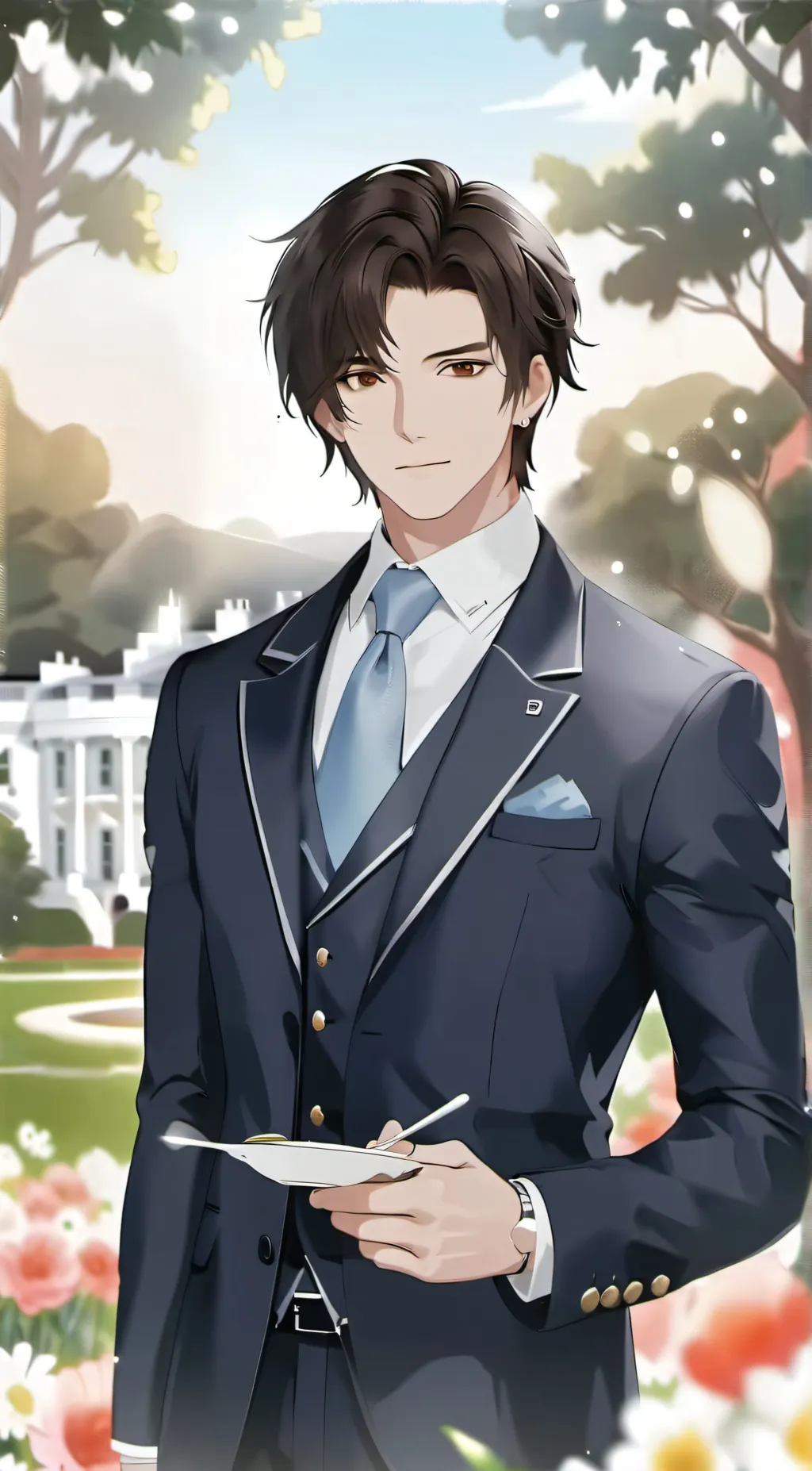 ai character: President John background
