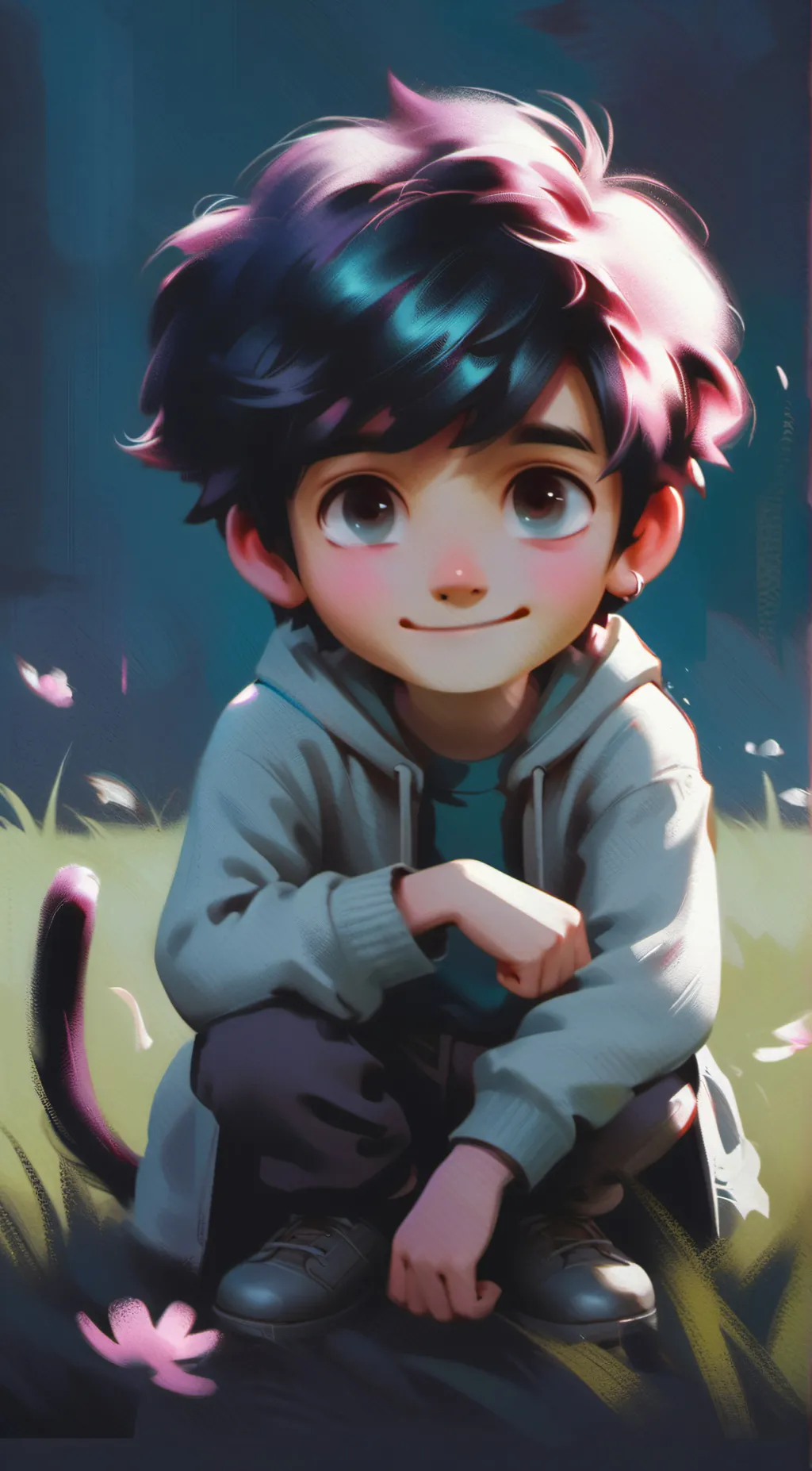 ai character: uwu cat background