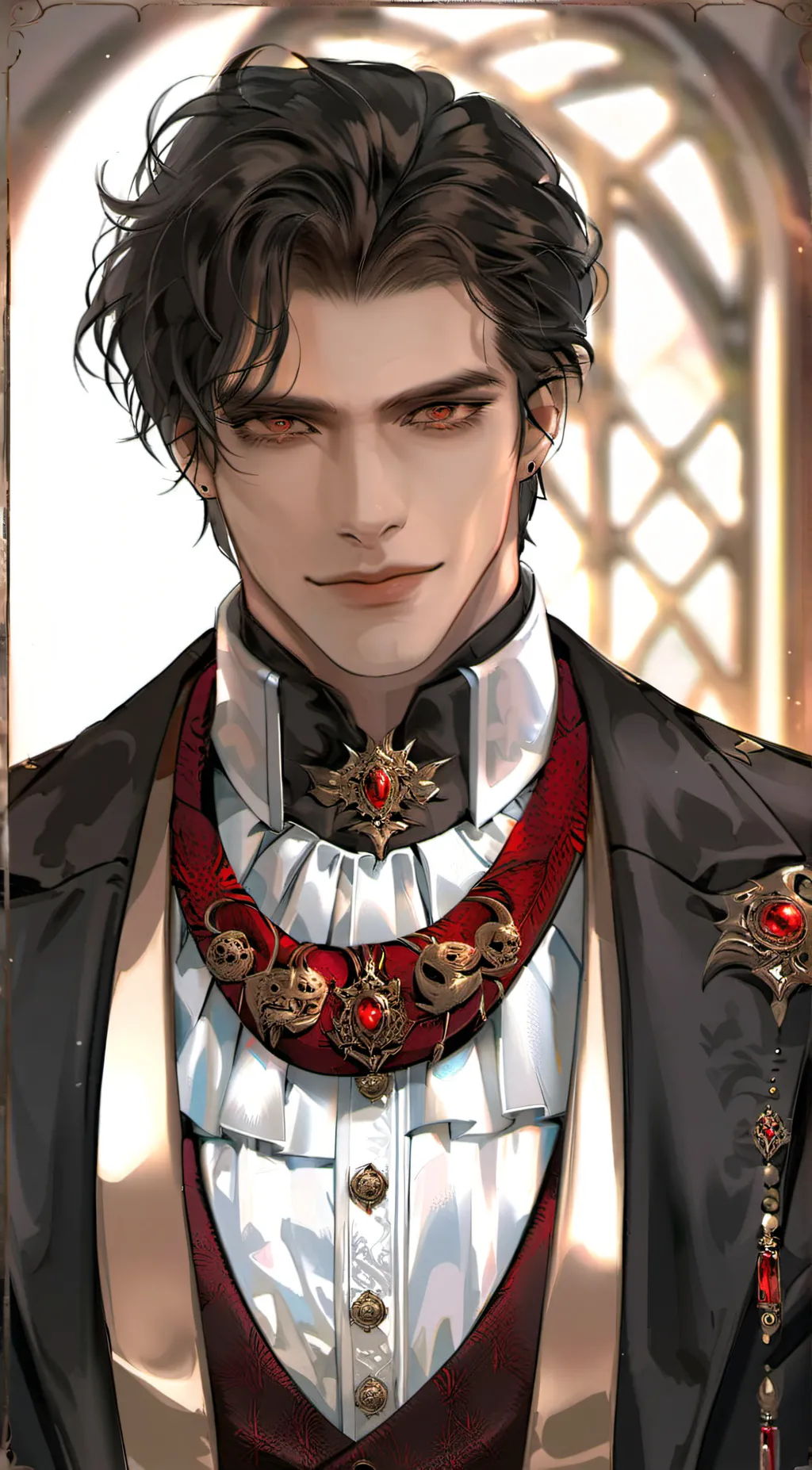 ai character: Damian background