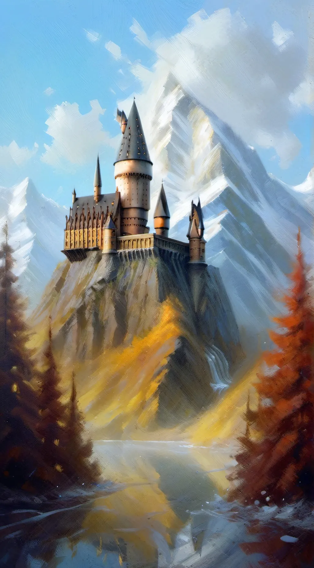 ai character: Hogwarts background