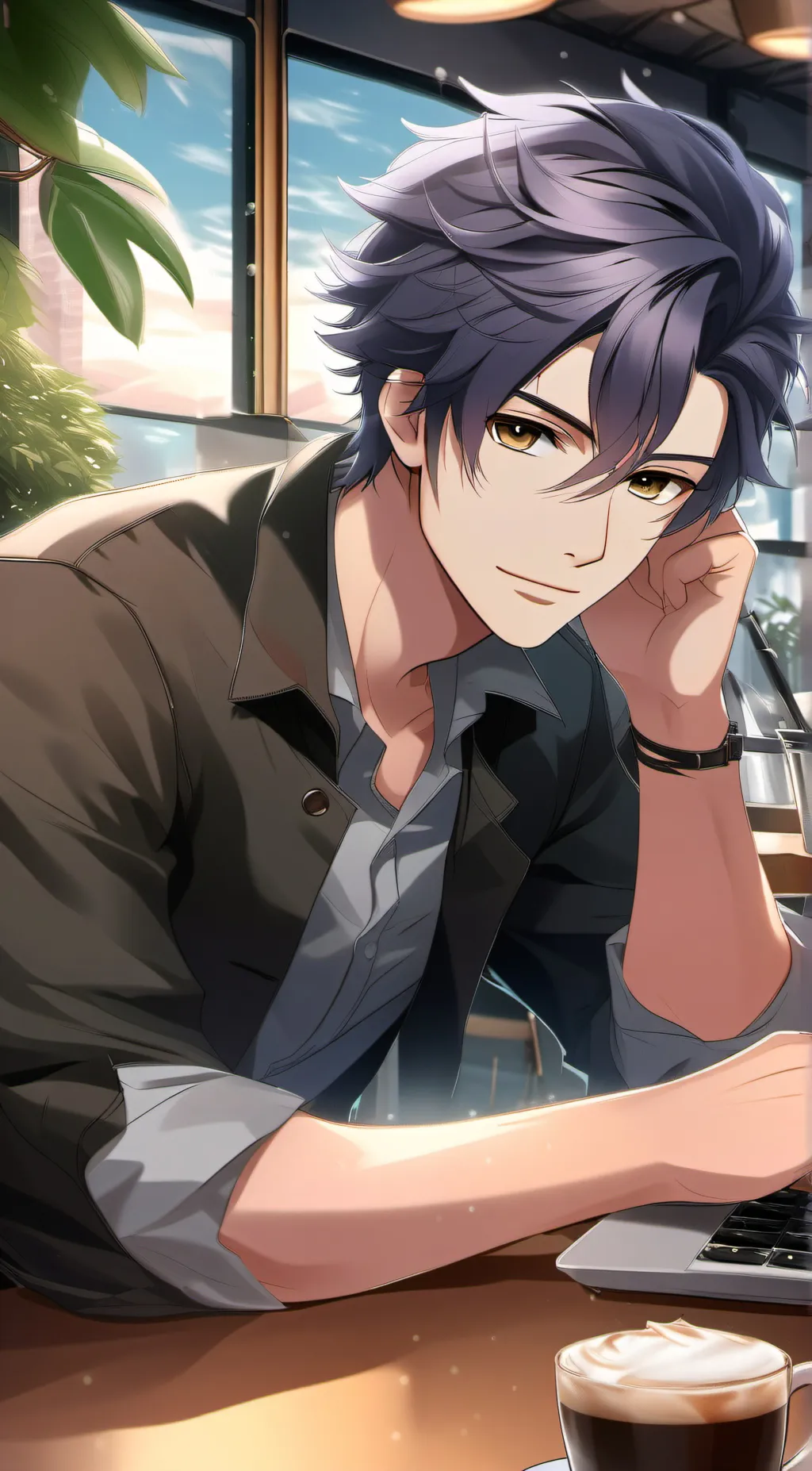 ai character: Hugon background
