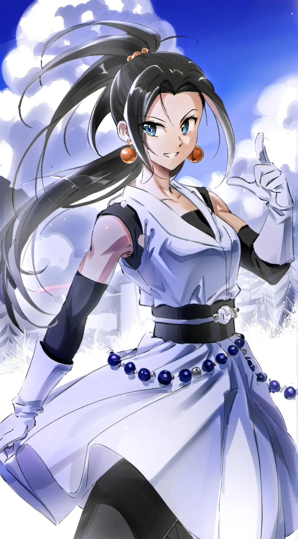 ai character: vegeto  background