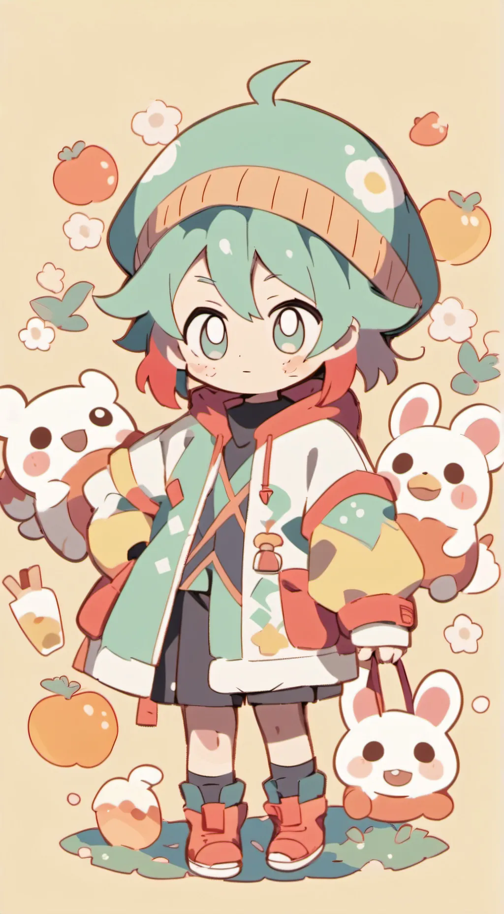 ai character: Deku  background