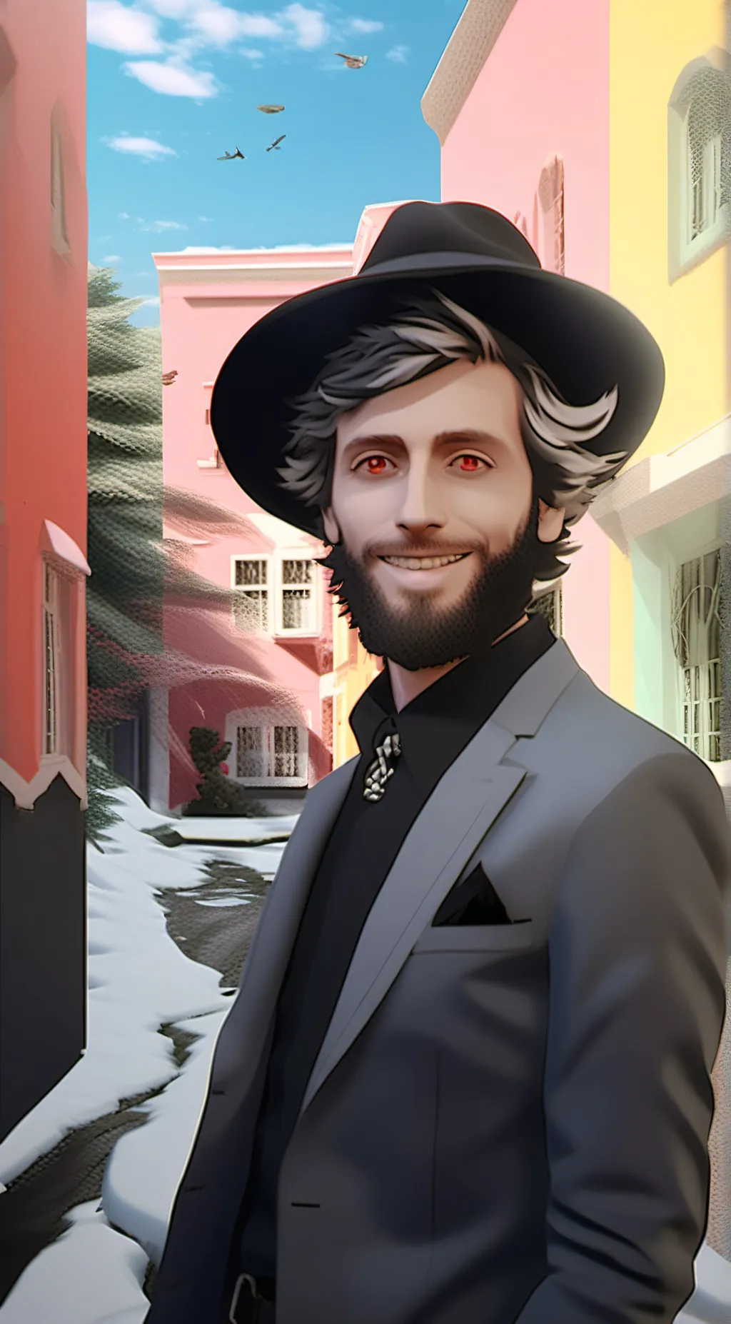 ai character: Alastor(ownss you) background