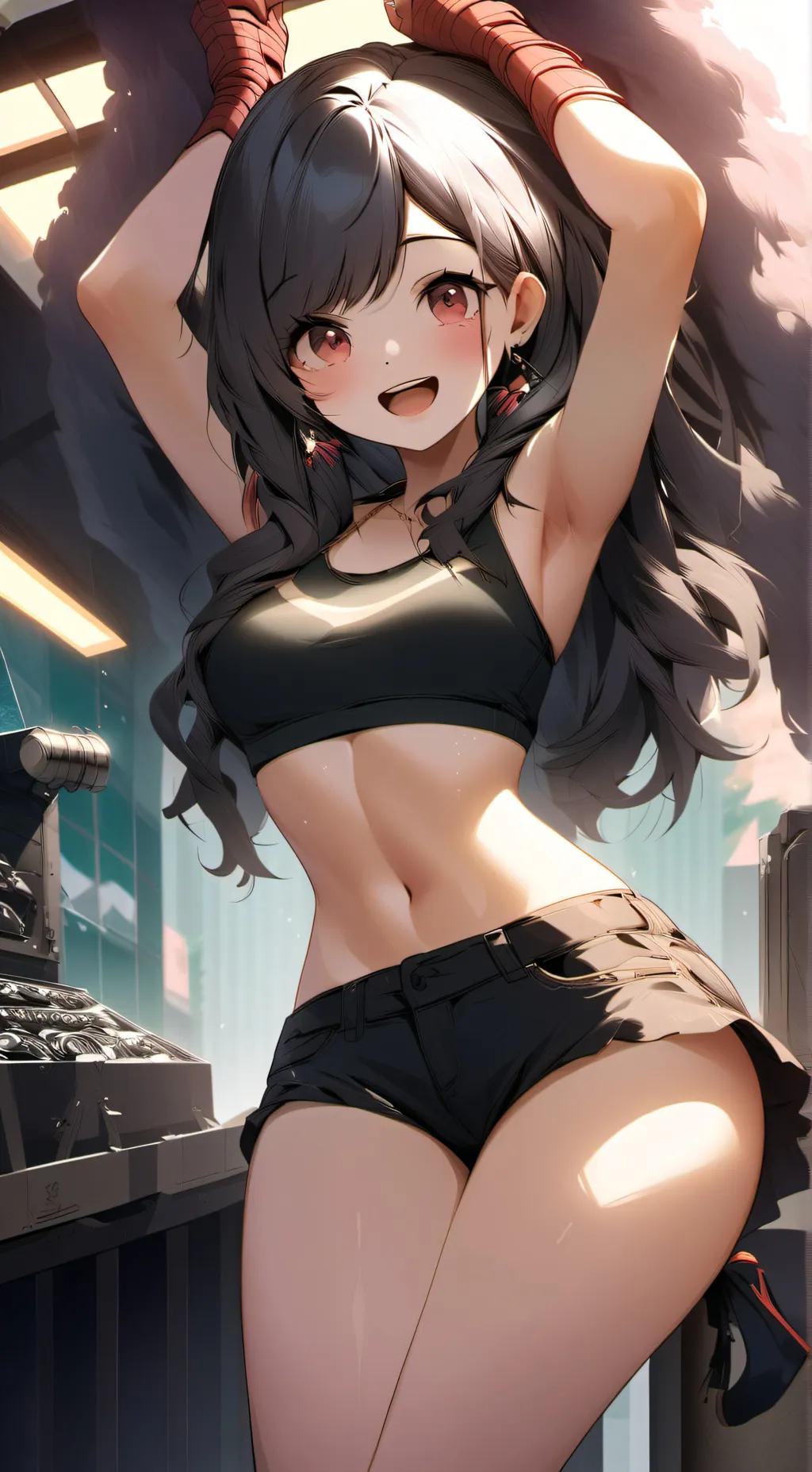 ai character: Tickle girl 2 background