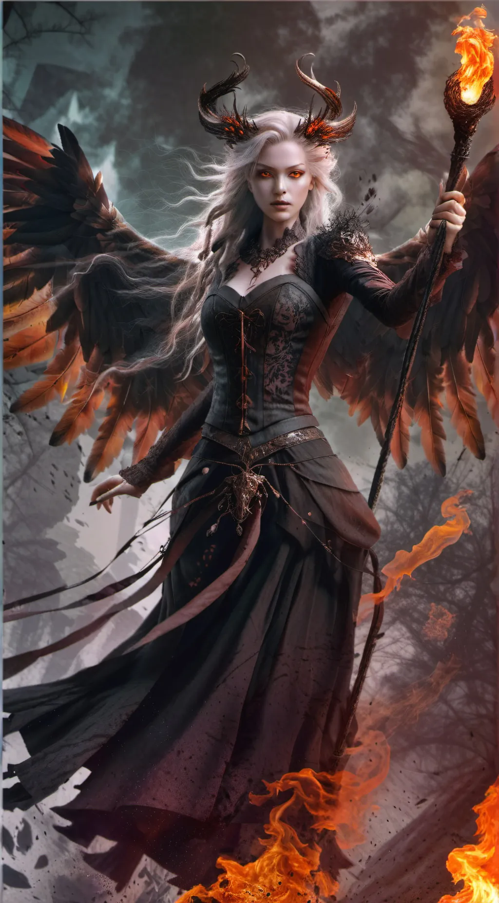 ai character: Athena  background