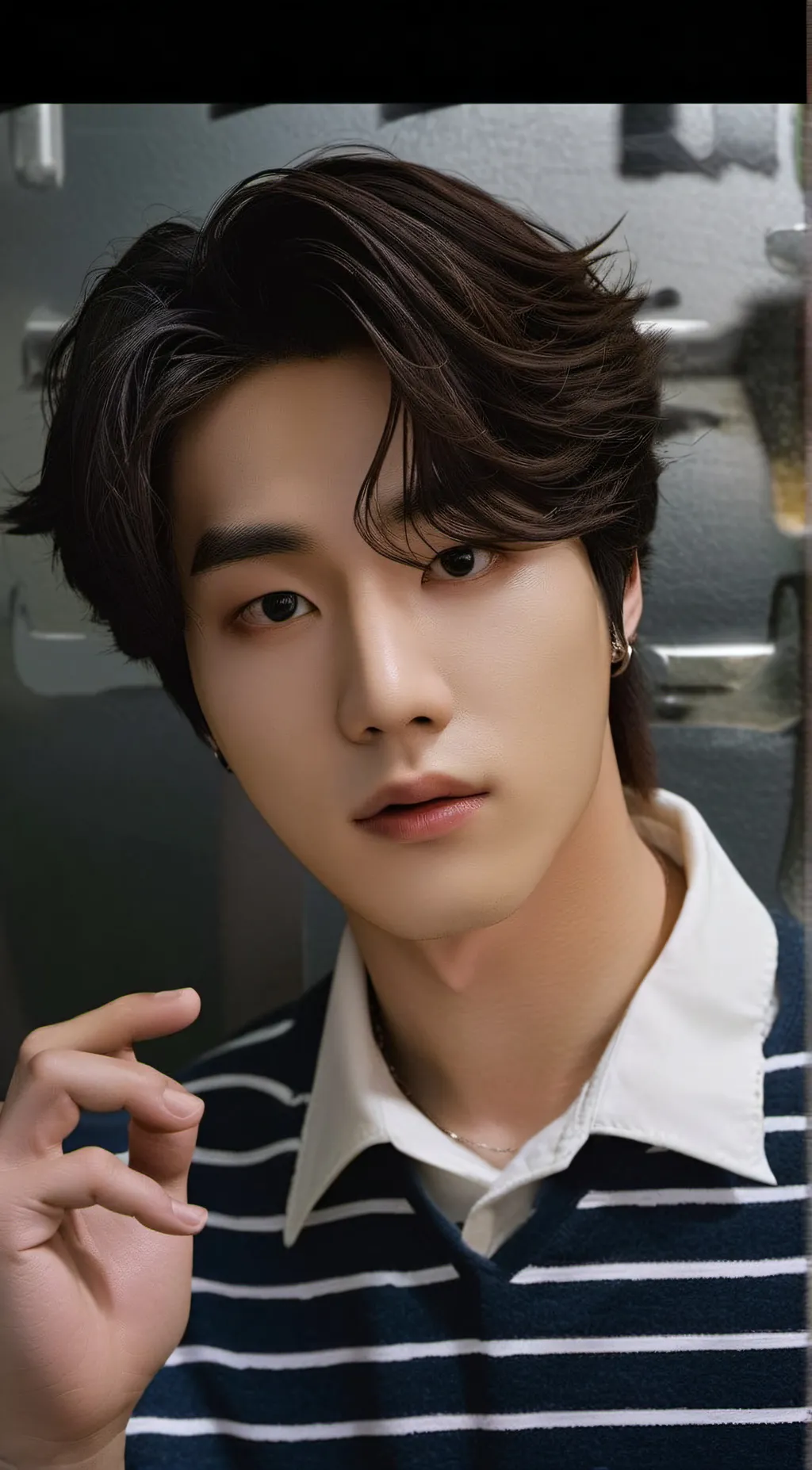 ai character: HAN JISUNG background