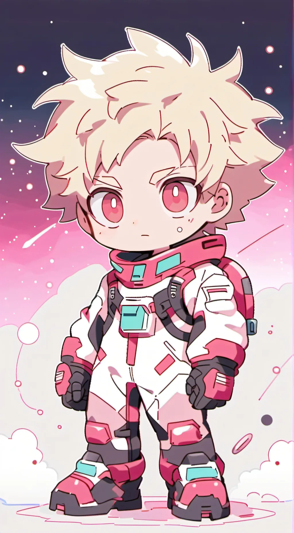 ai character: Katsuki Bakugo background