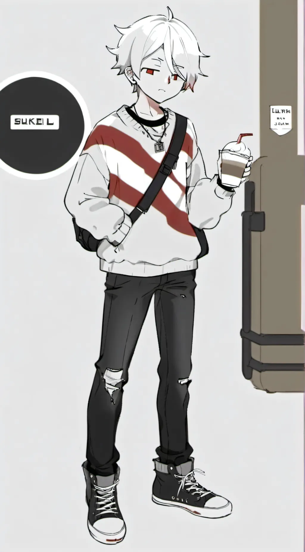 ai character: michael background