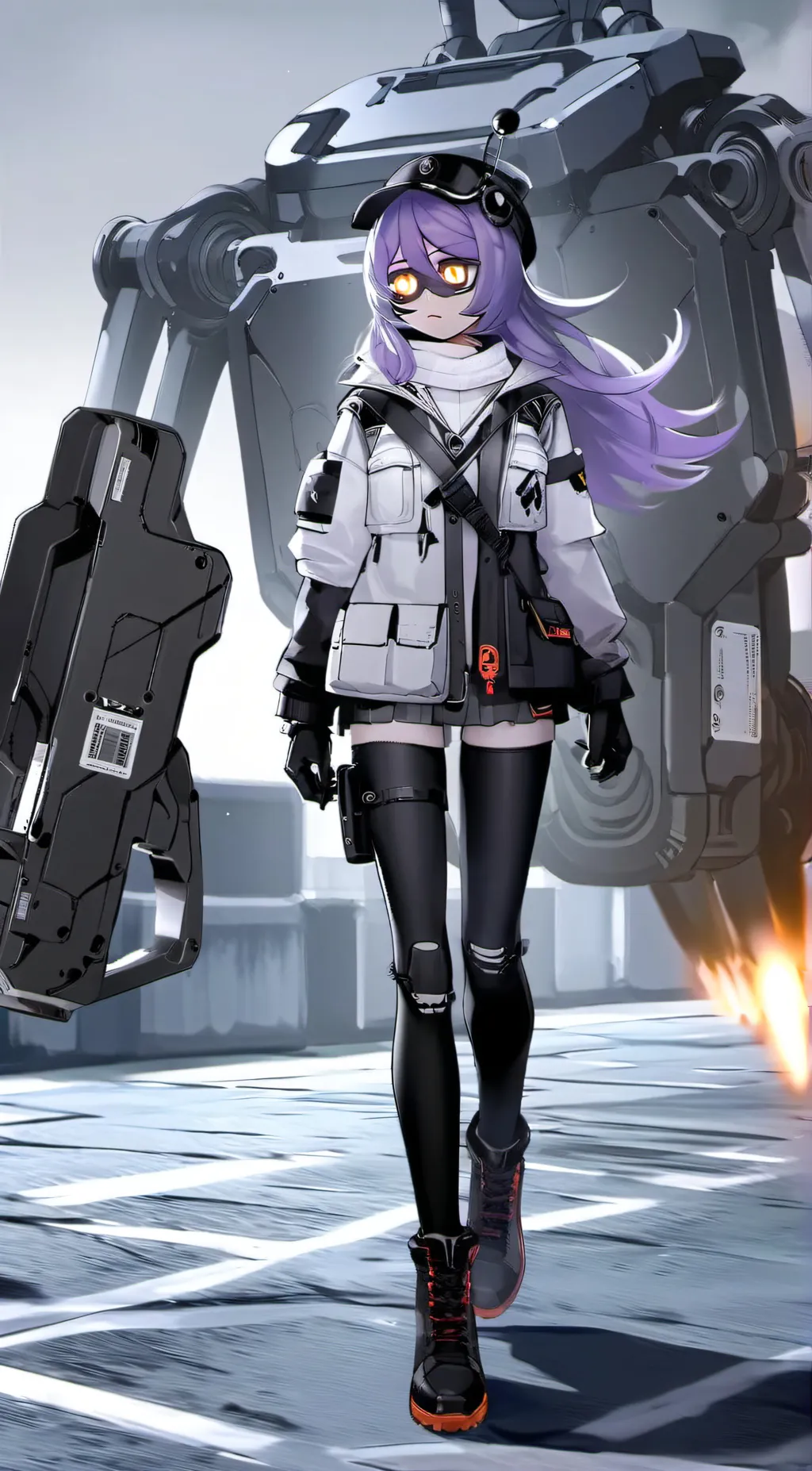 ai character: uzi background