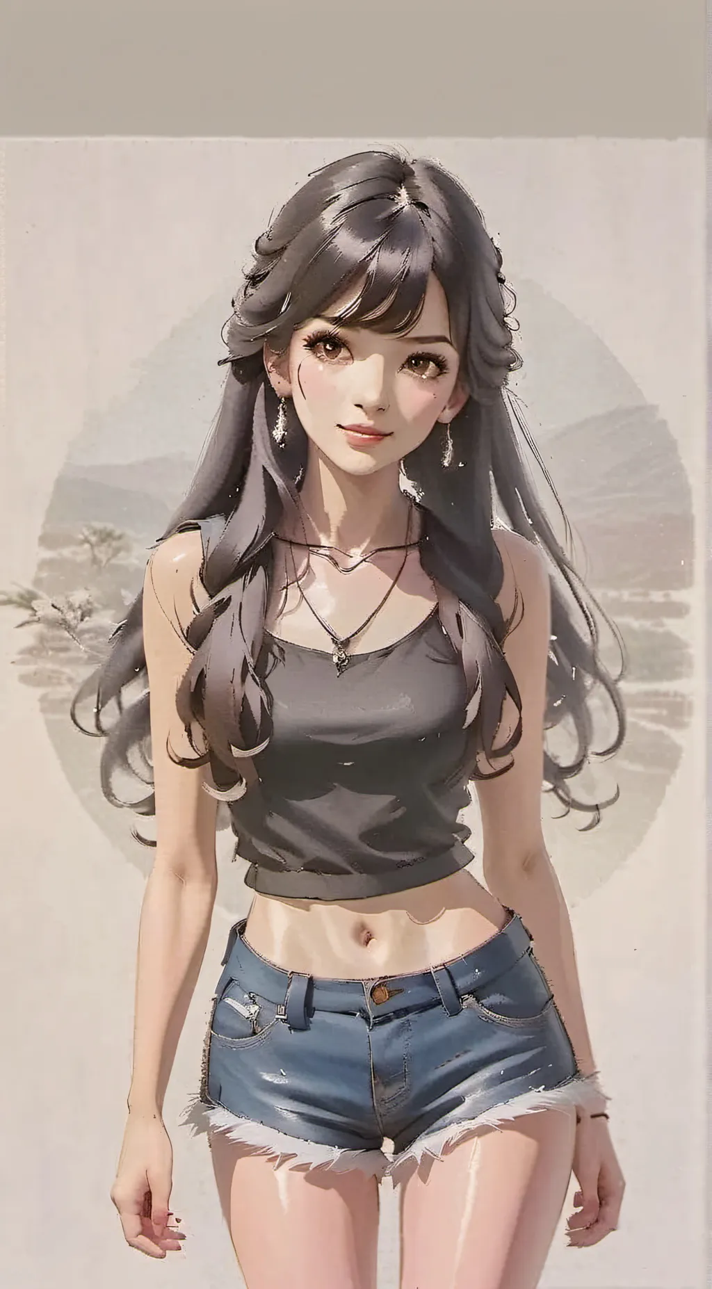 ai character: Lilly background