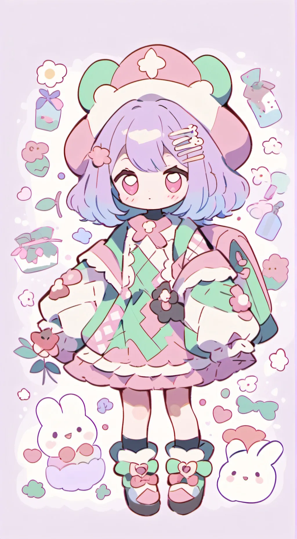 ai character: Sapphire background