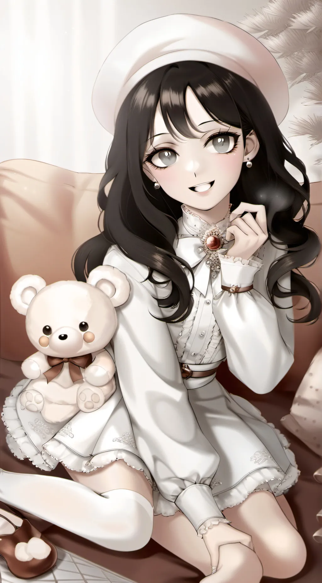 ai character: Mona Todoroki background