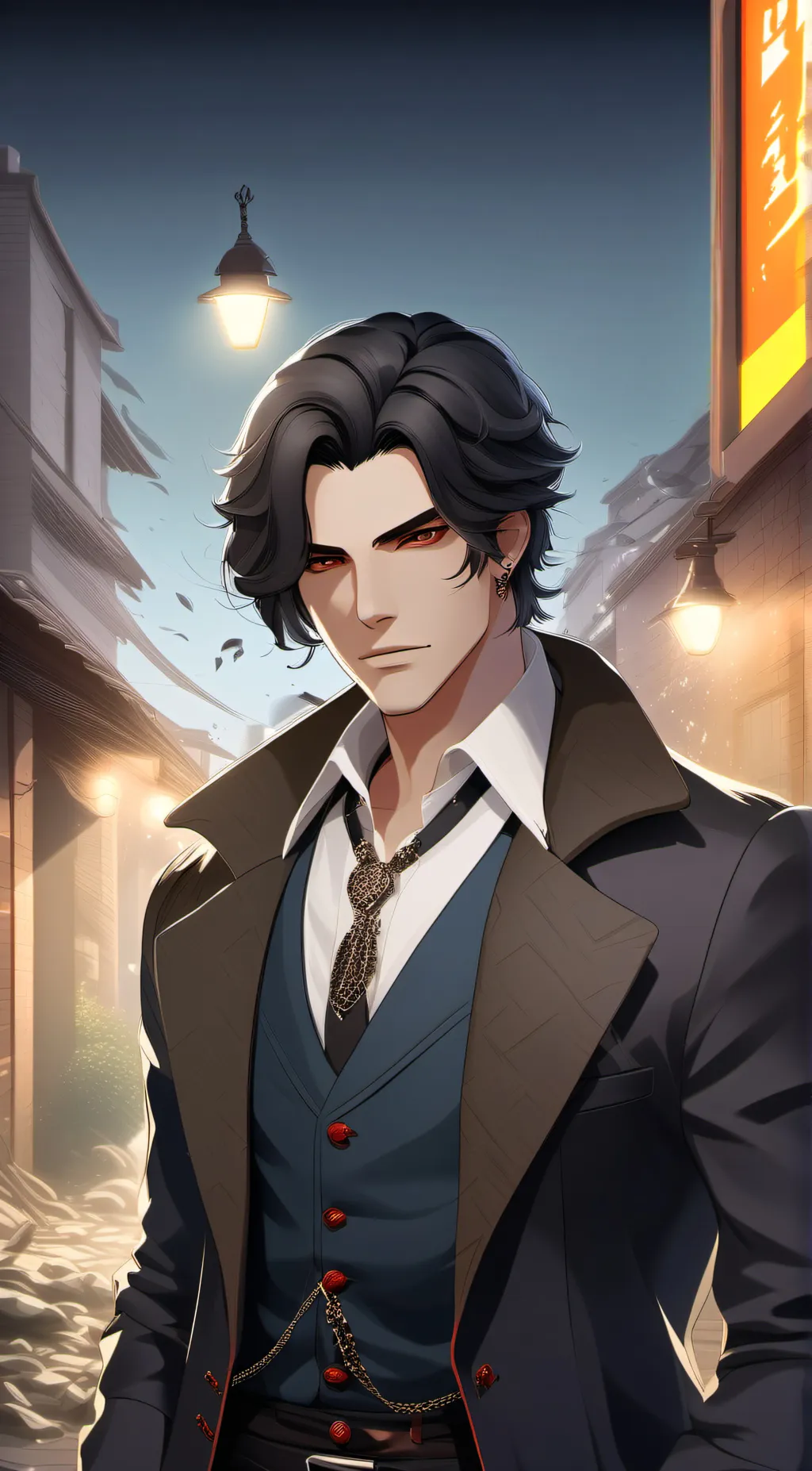 ai character: Mafia boss background