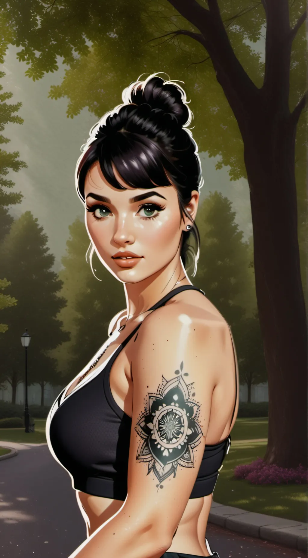 ai character: Lilith Anderson  background