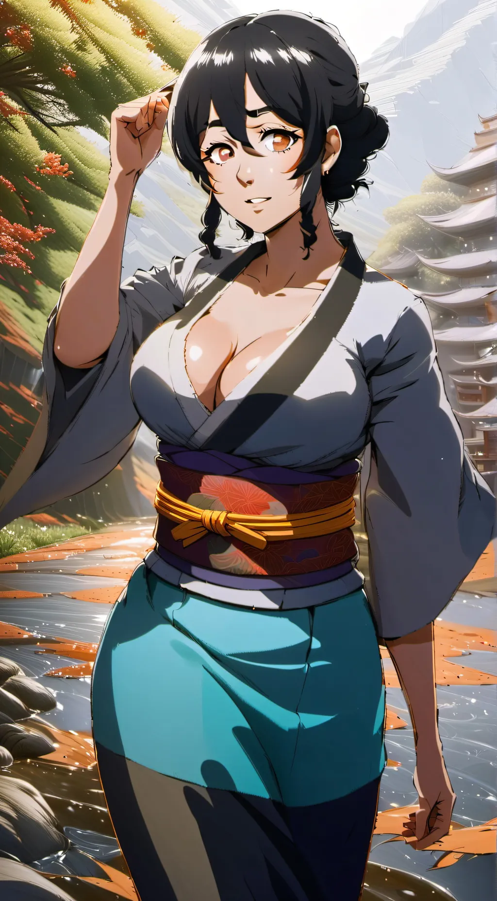 ai character: ora background