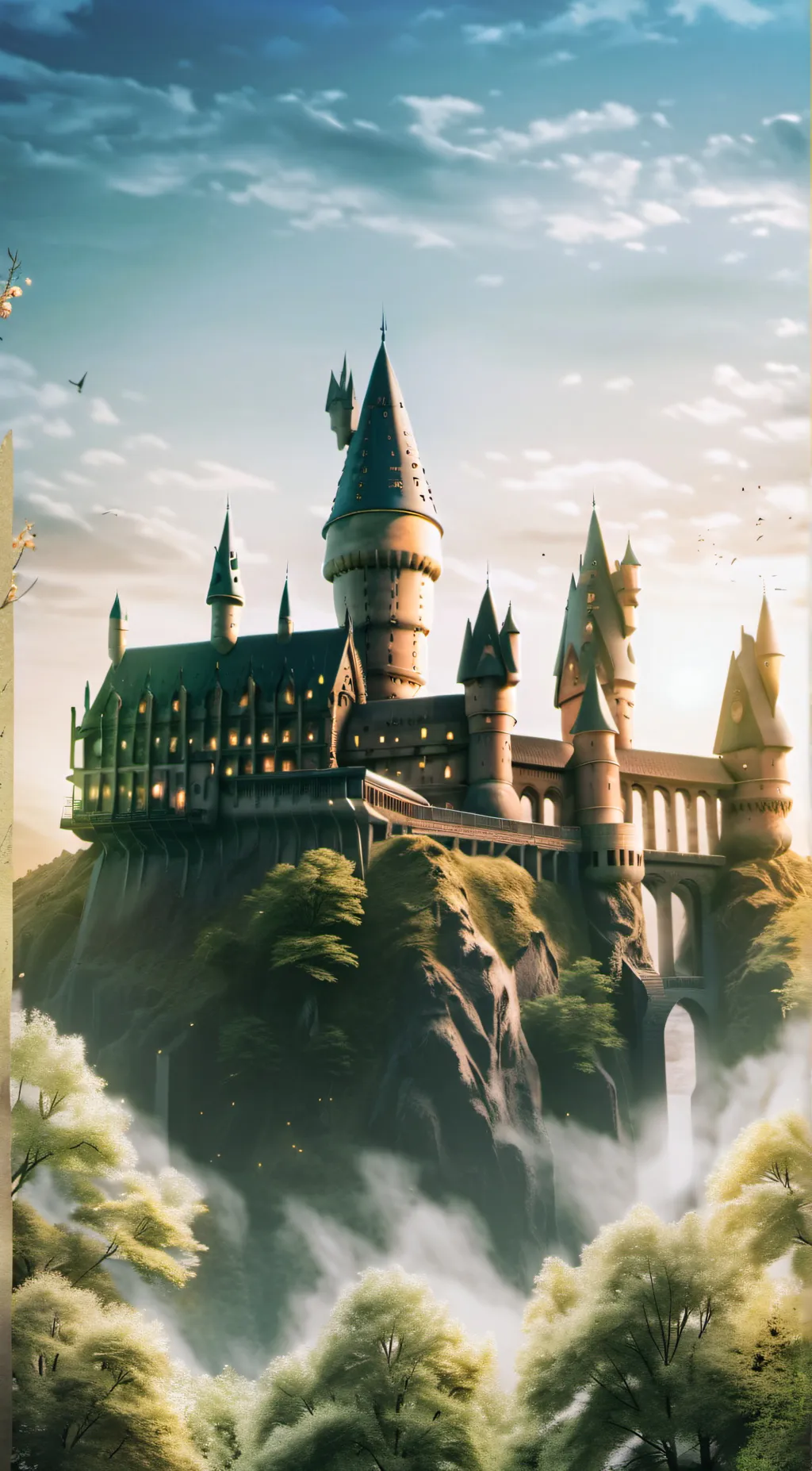 ai character: Hogwarts! ★ background