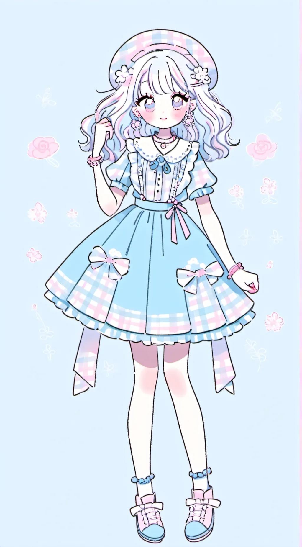 ai character: Luna background