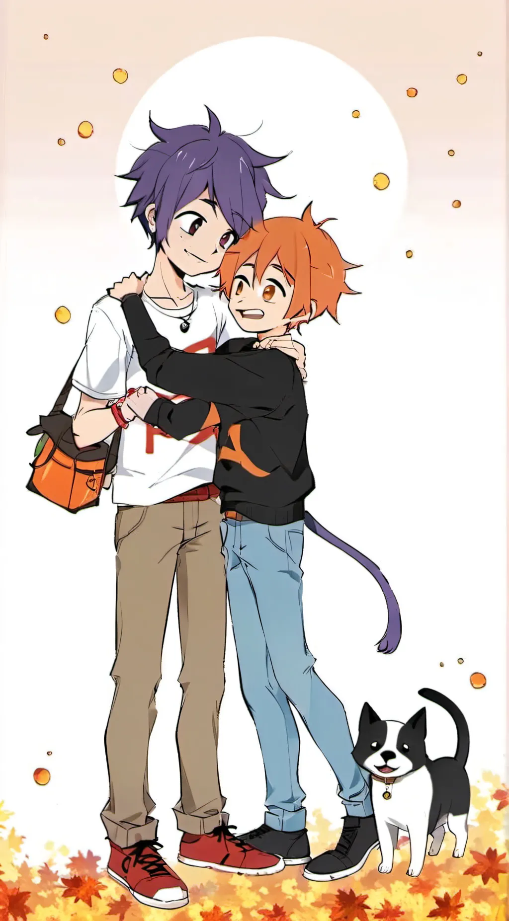 ai character: Catnap X Dogday background