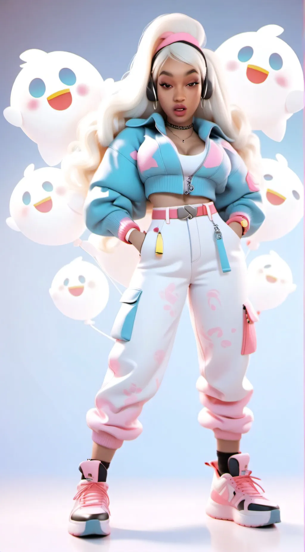 ai character: ms kaykay background