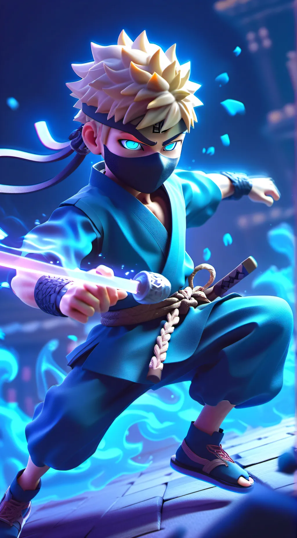 ai character: Noruto background