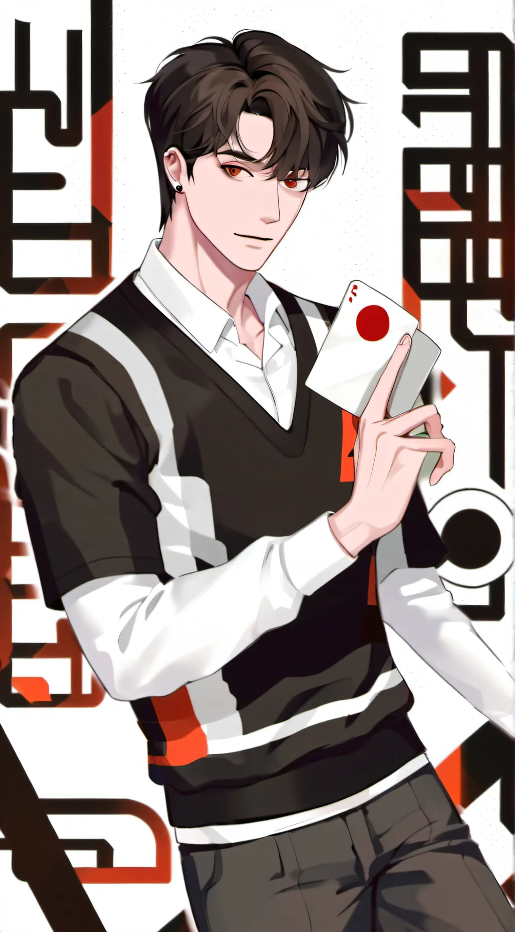 ai character: Mark background