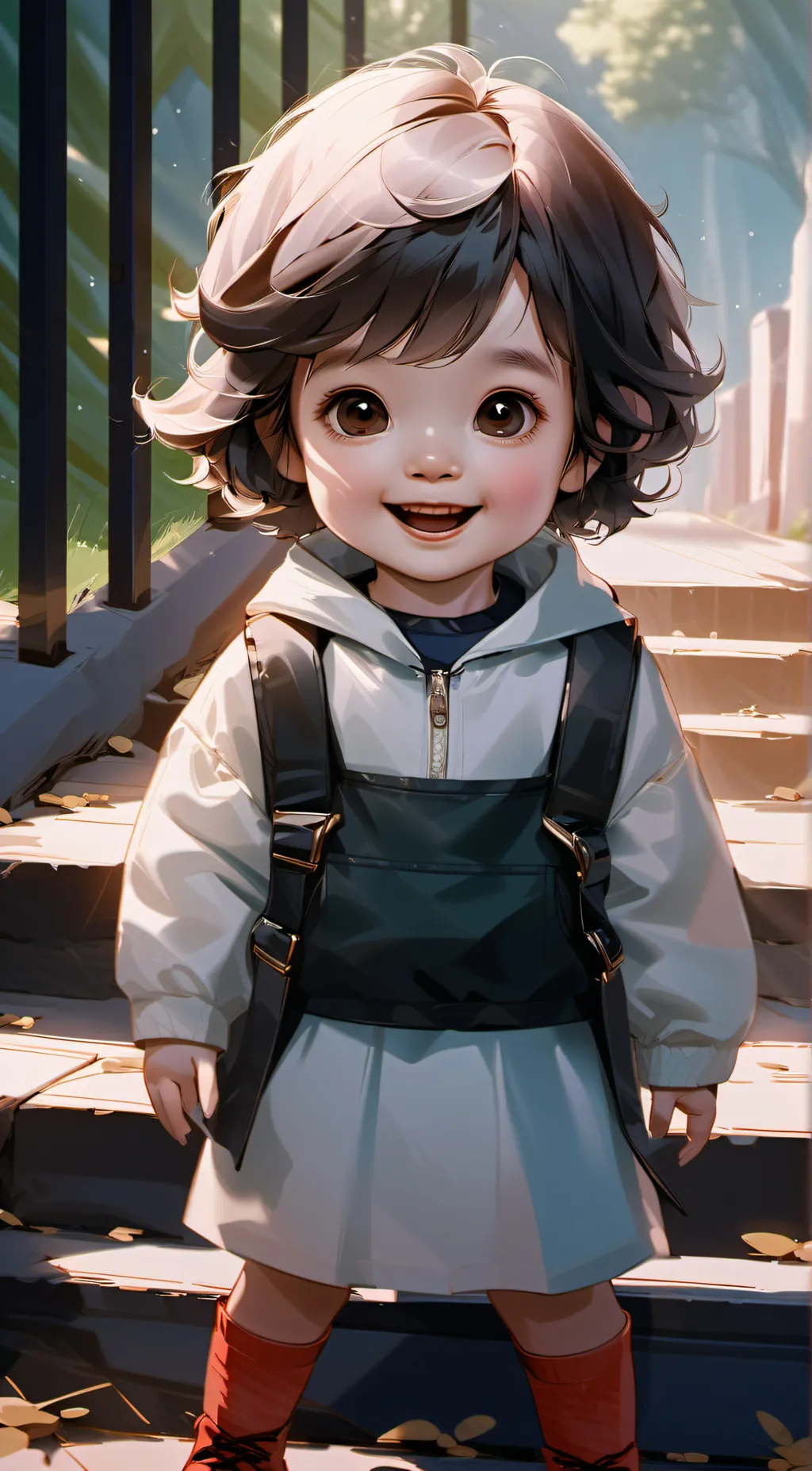 ai character: toddler background