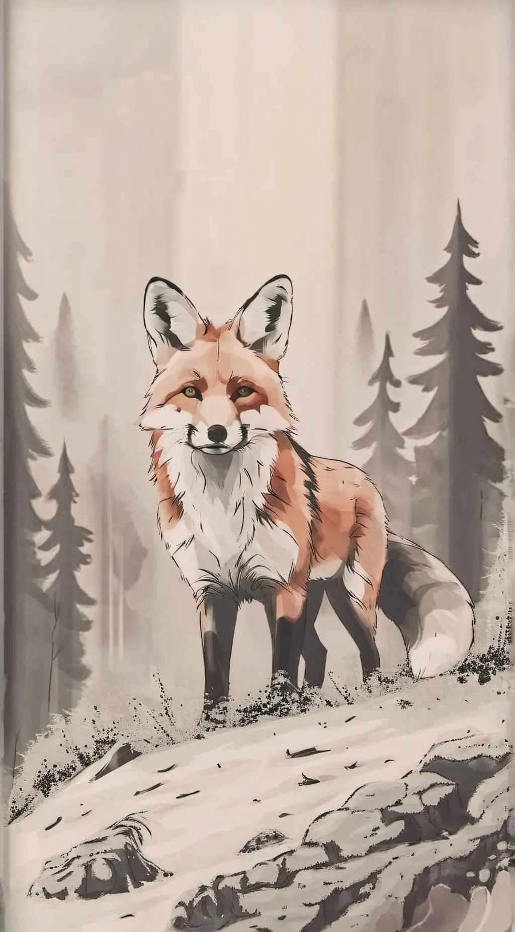 ai character: | Fox'Murderer | background
