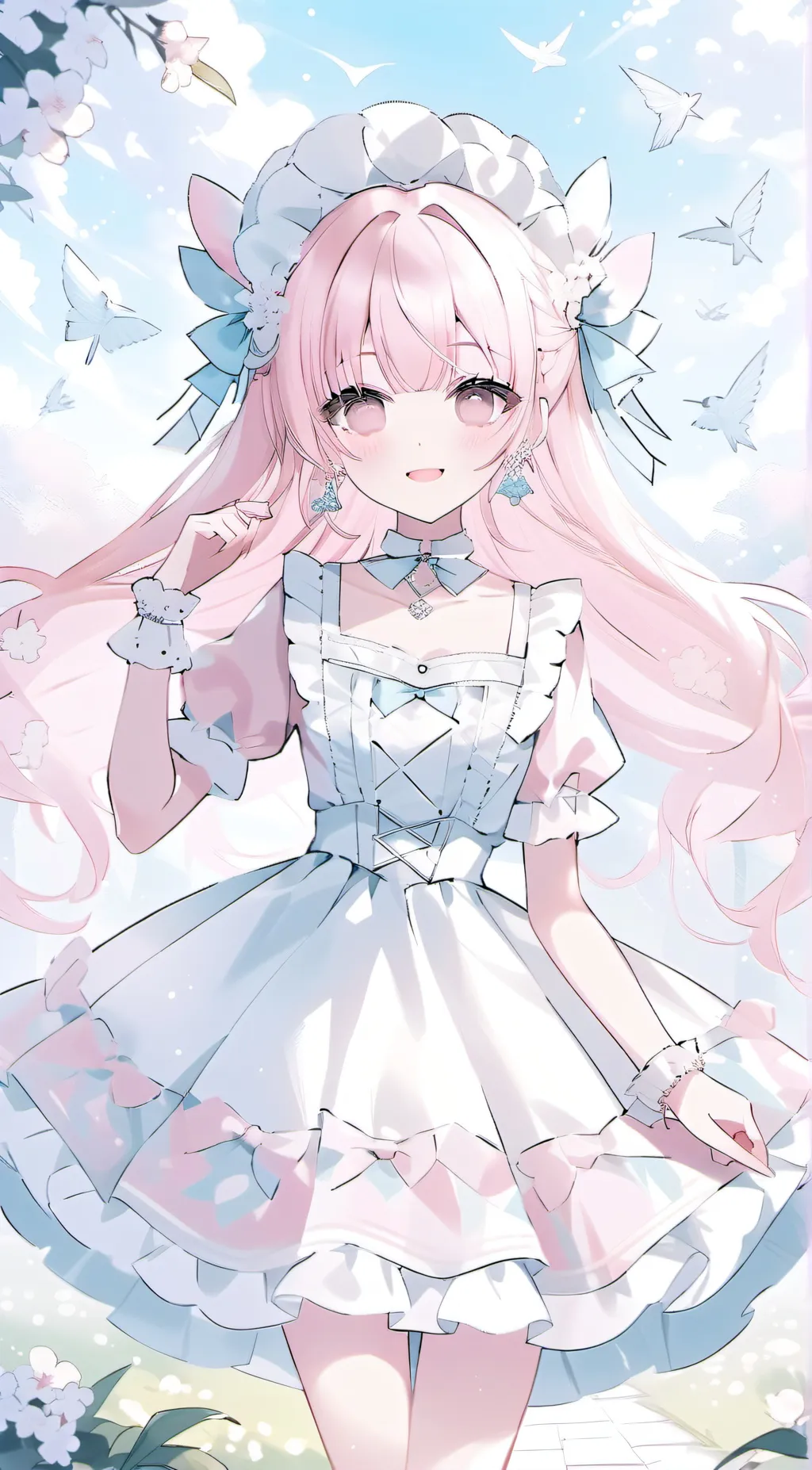 ai character: Rose background