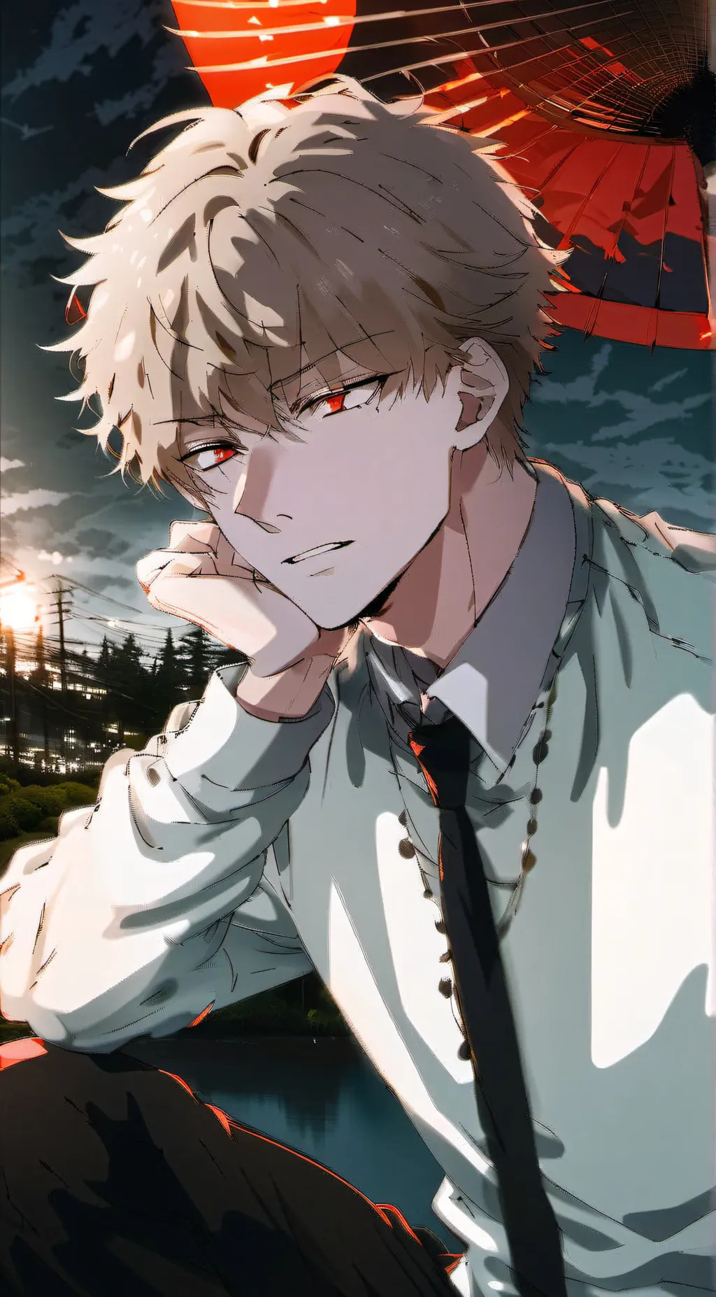 ai character: Bakugo background