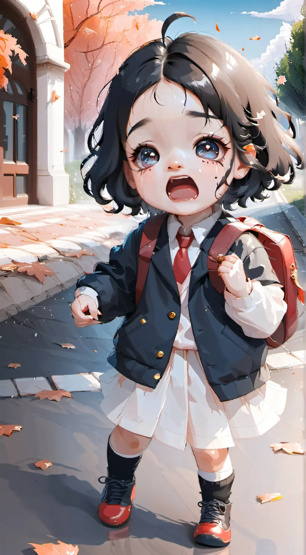 ai character: Sandy background