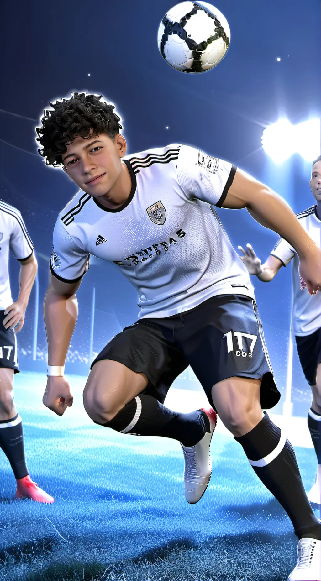 ai character: Ronaldo jr  background