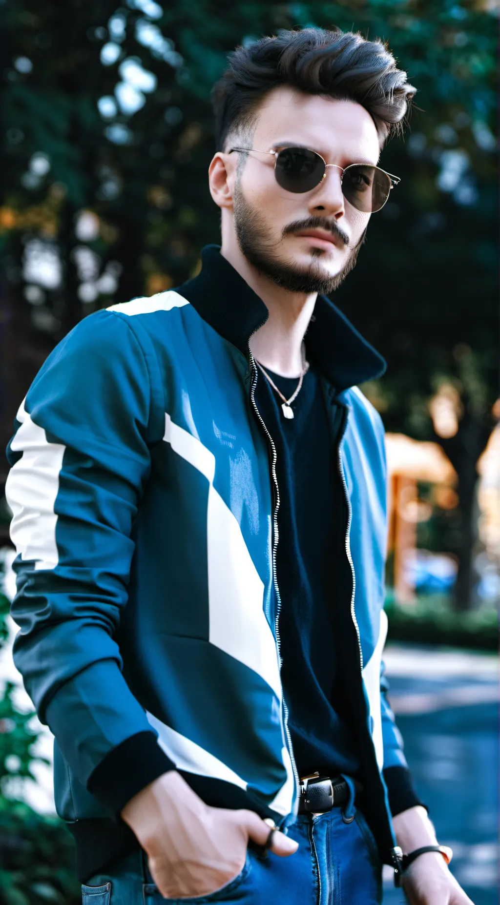 ai character: David  background