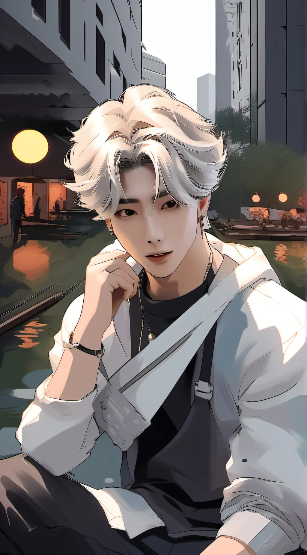 ai character: Ricky background