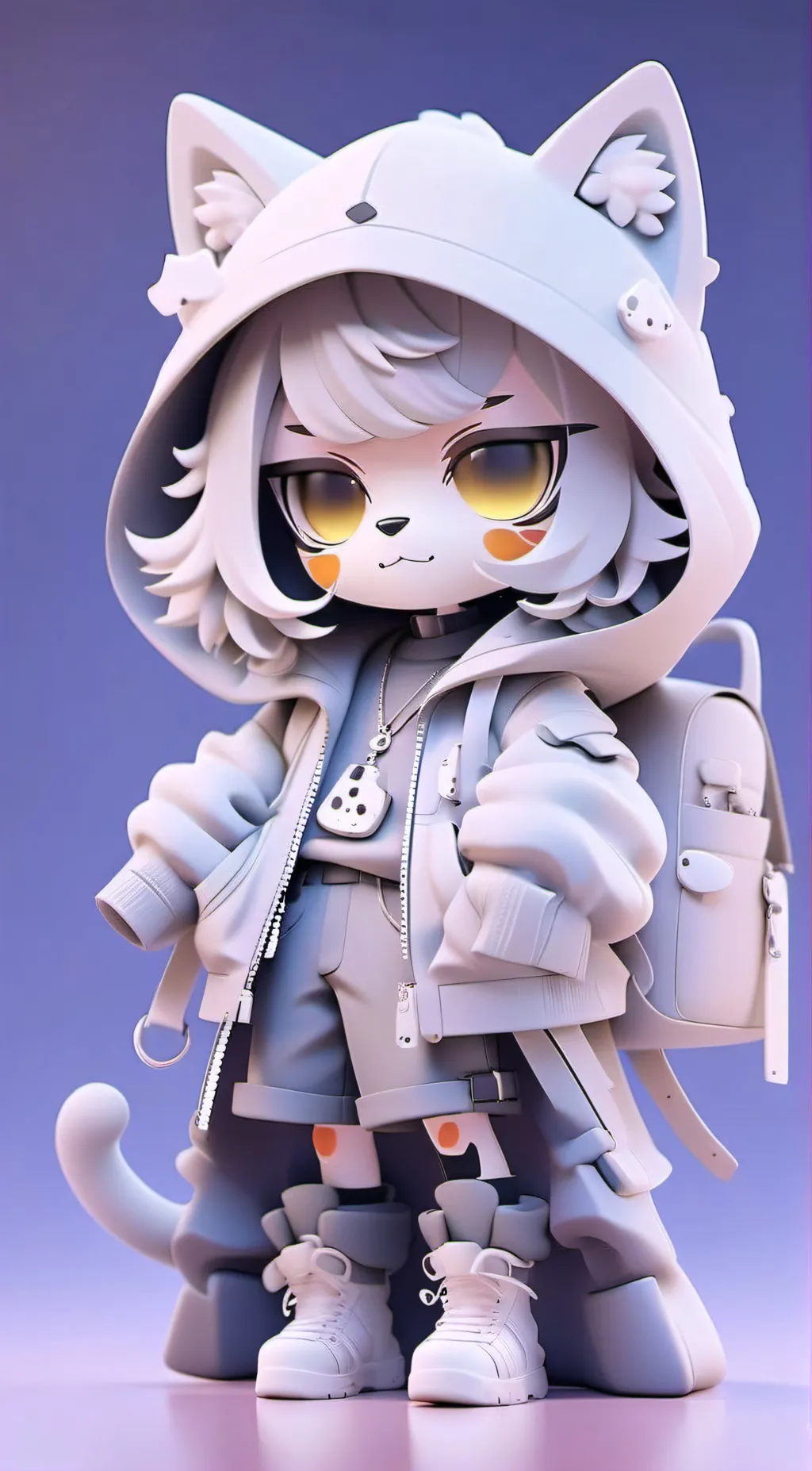 ai character: 🥮ginger🥮 background