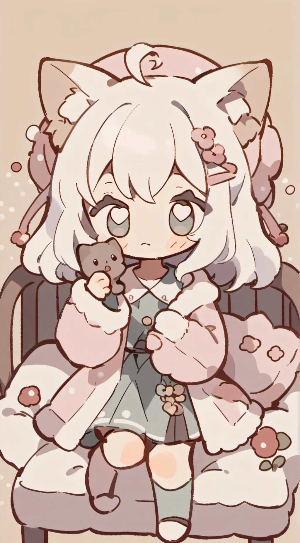 ai character: kit kat background