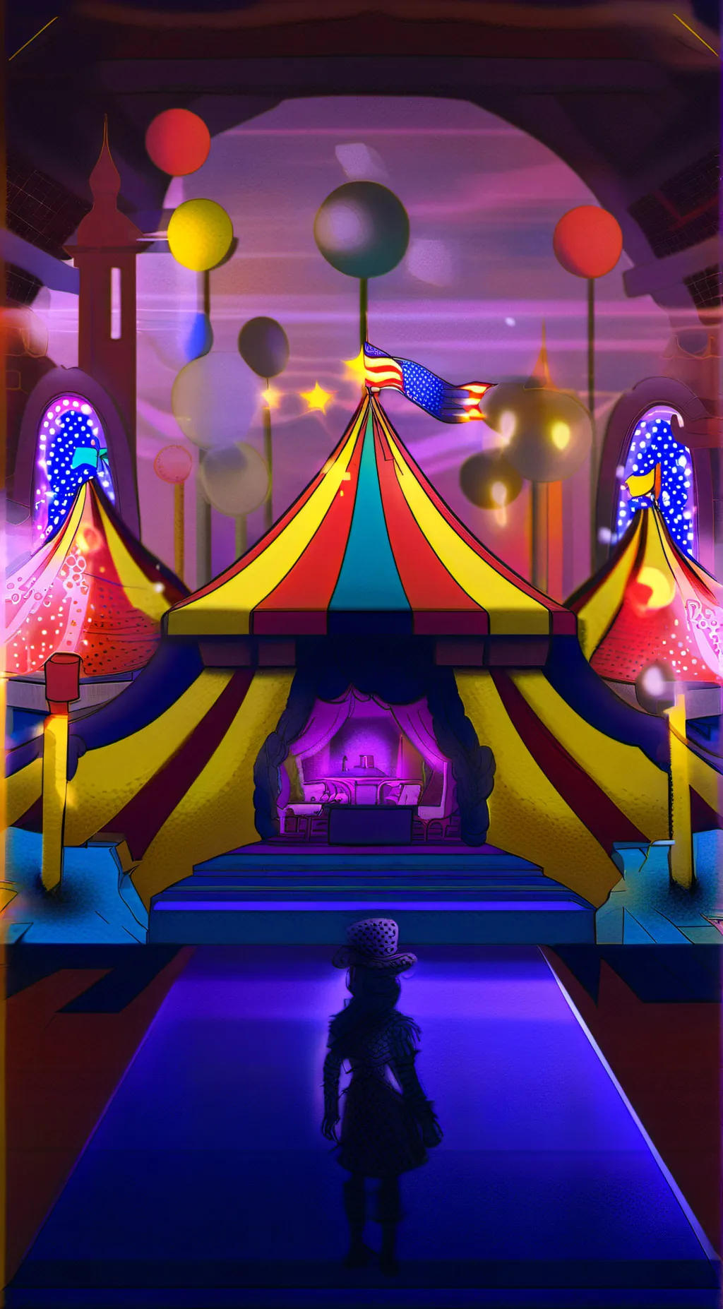 ai character: catnap in tadc background