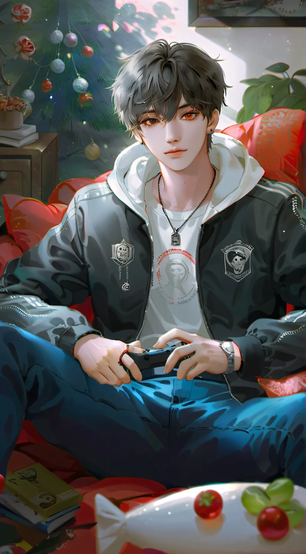 ai character: Max background