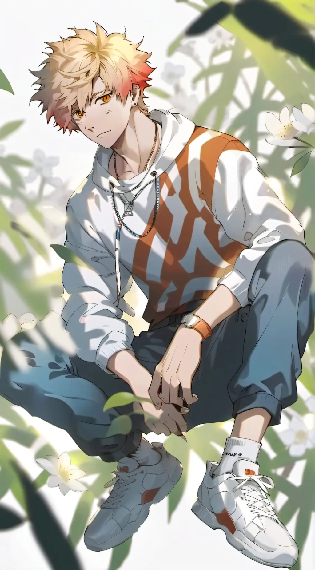 ai character: Bakugo background