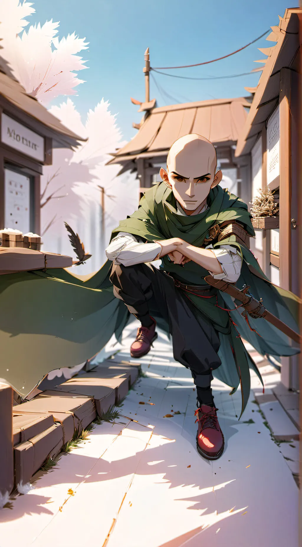 ai character: baldi Basics background